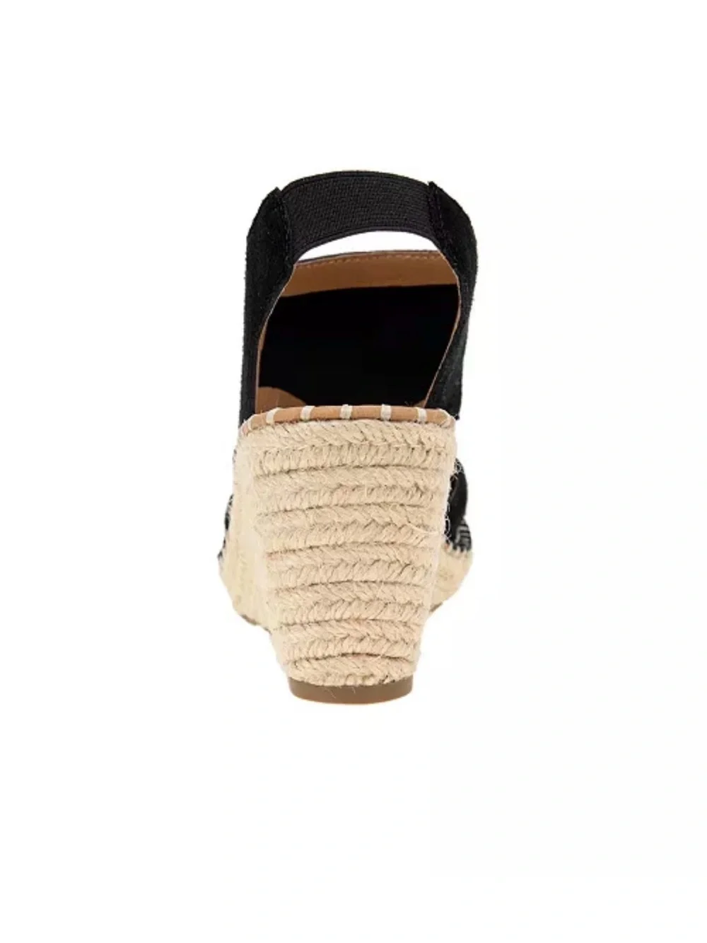 Gentle Souls Black Suede Espadrille Wedge Sandals | Comfort Platform | Size 11M